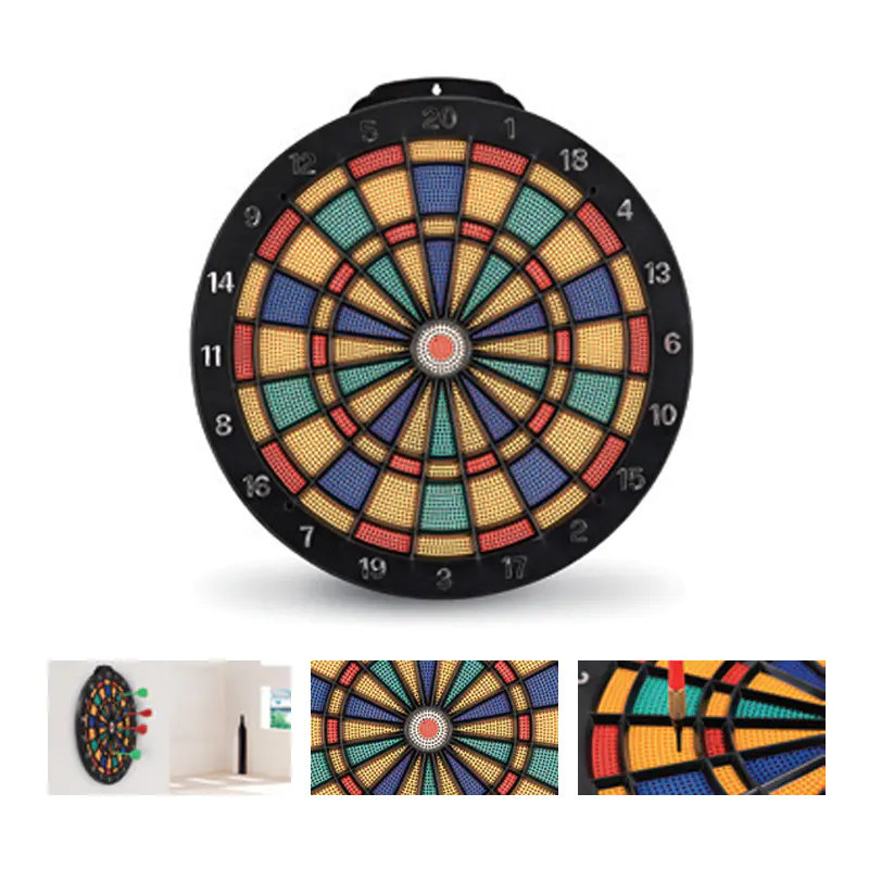 Safety Soft Tip Dartboard Set for Kids and Family Play