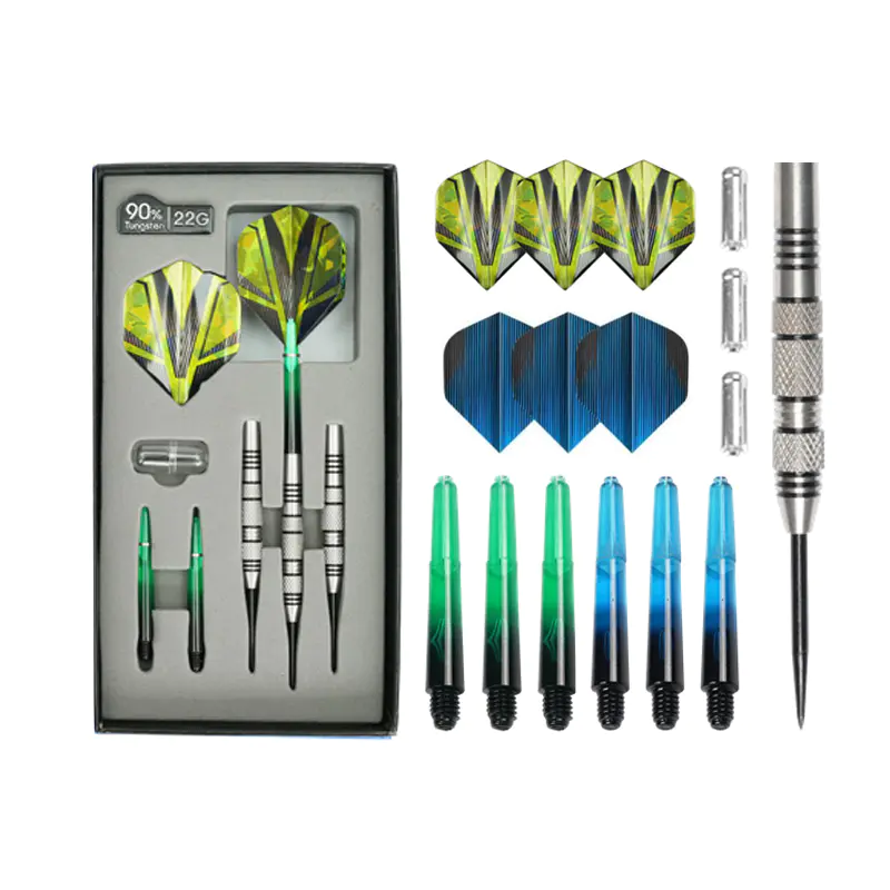 BL-1248 22g Knurled Tungsten Steel Tip Darts Set