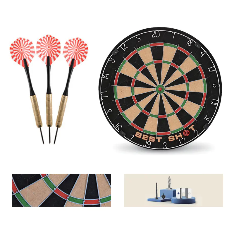 BL-1818C 18 inch Bristle Dartboard with Triangular Wire for Improved Durability