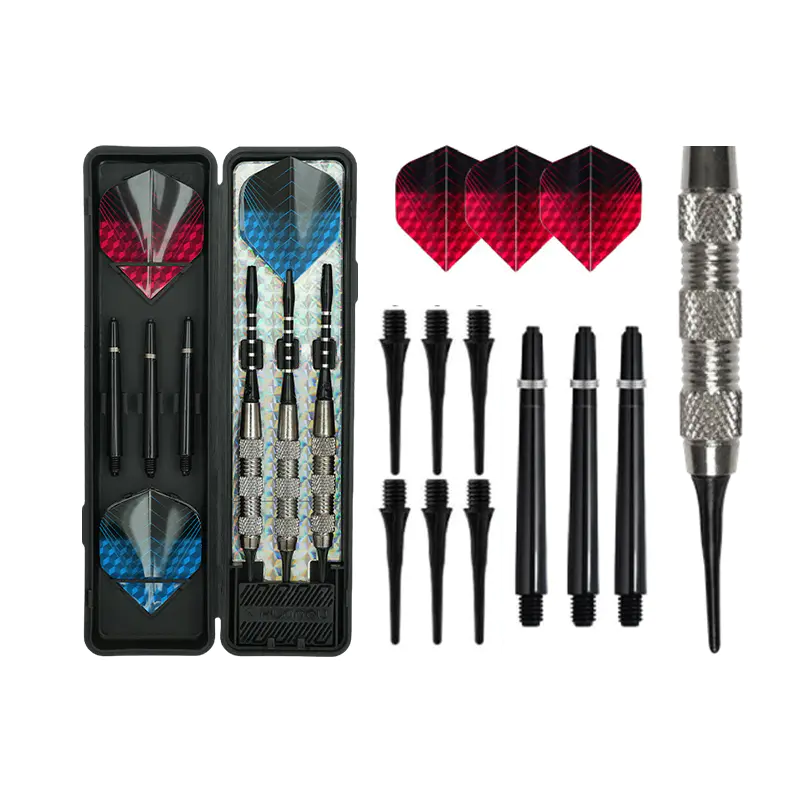 Black Copper Dart Set with Aluminum Shafts and Slim Case