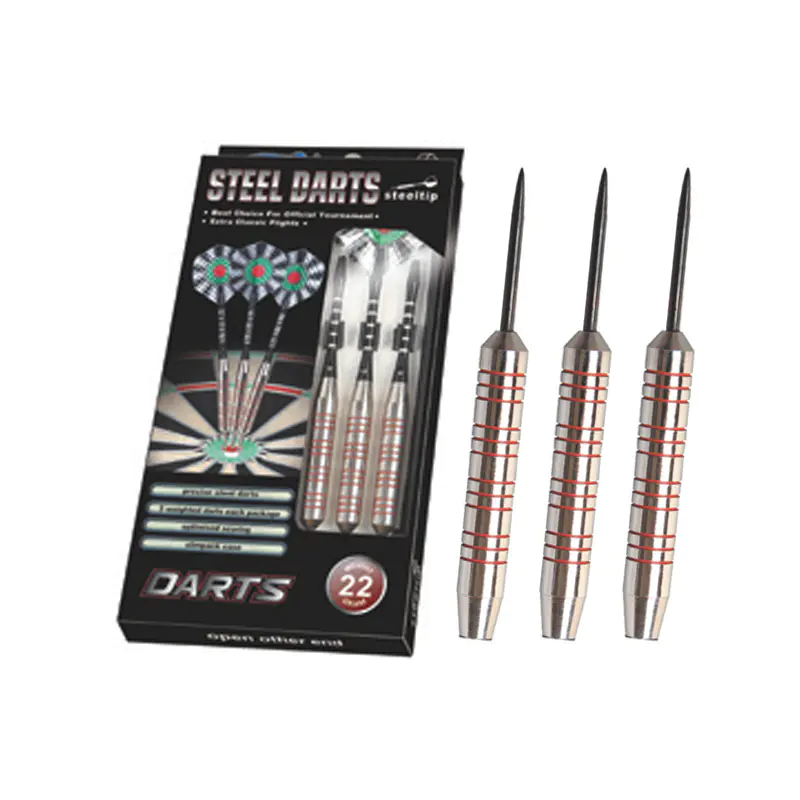BL-3500 Professional 22g Steel Tip Darts with Red Ringed Grip