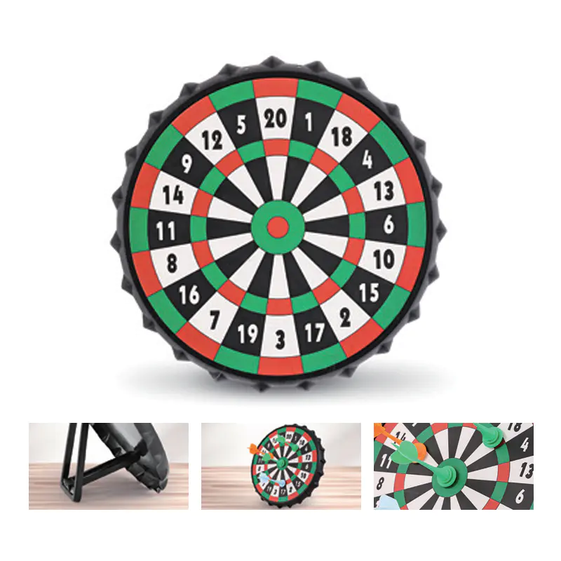 BL-701 Baili Desktop Dartboard Set with Soft Tip or Steel Tip Darts